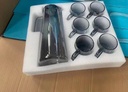 Carafe  Lux silver  6 verres avec poignée