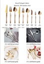 Couverts Haut de gamme RHD024 gold 