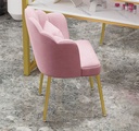 Fauteuille rose poudré 