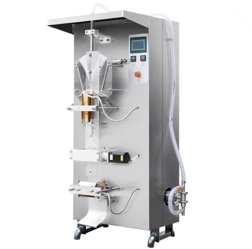 Machine Remplissage + fermeture sachets.(eau , crème, jus , sauce liquide)Machine de conditionnement liquide