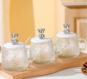 10 Mugs+10 couvercles+10 cuillères