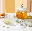 10 Mugs+10 couvercles+10 cuillères