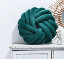 Coussin rond à noeud