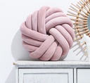 Coussin rond à noeud