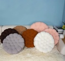 Coussin rond en forme de biscuit 37cm 