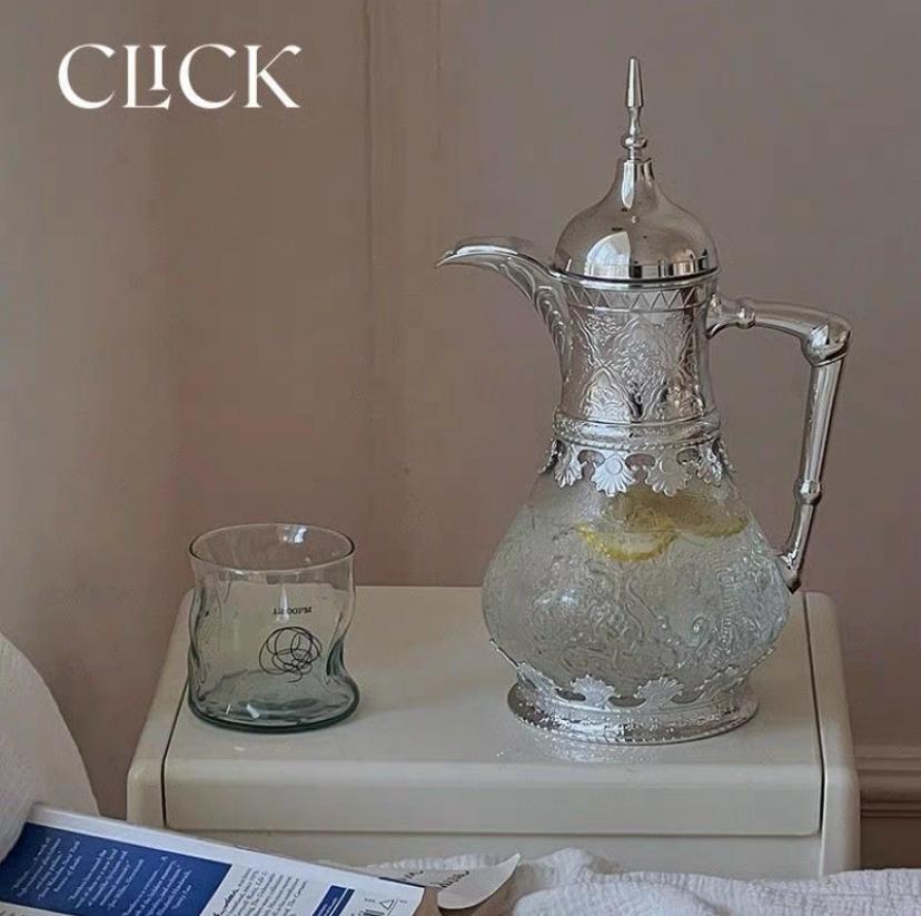 Bouilloire  Interne en verre  ref  TB-G09co (Capacité 1L600 Résistance haute température )