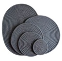 Lot De 6 Sets De Table Ronds Tissés Ronds (11cm)