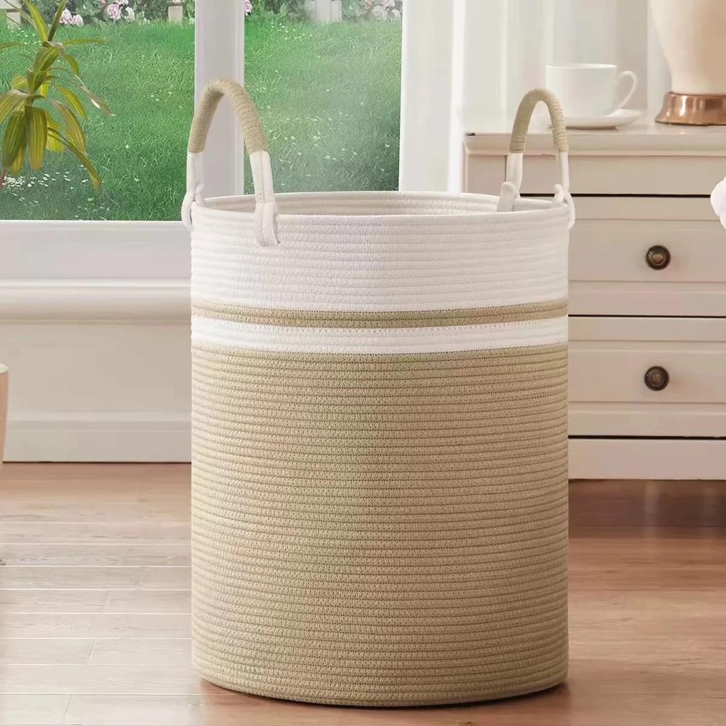 Panier de rangement et  à linge multifonctions de grande Capacité  Taille: 15*15*20cm 