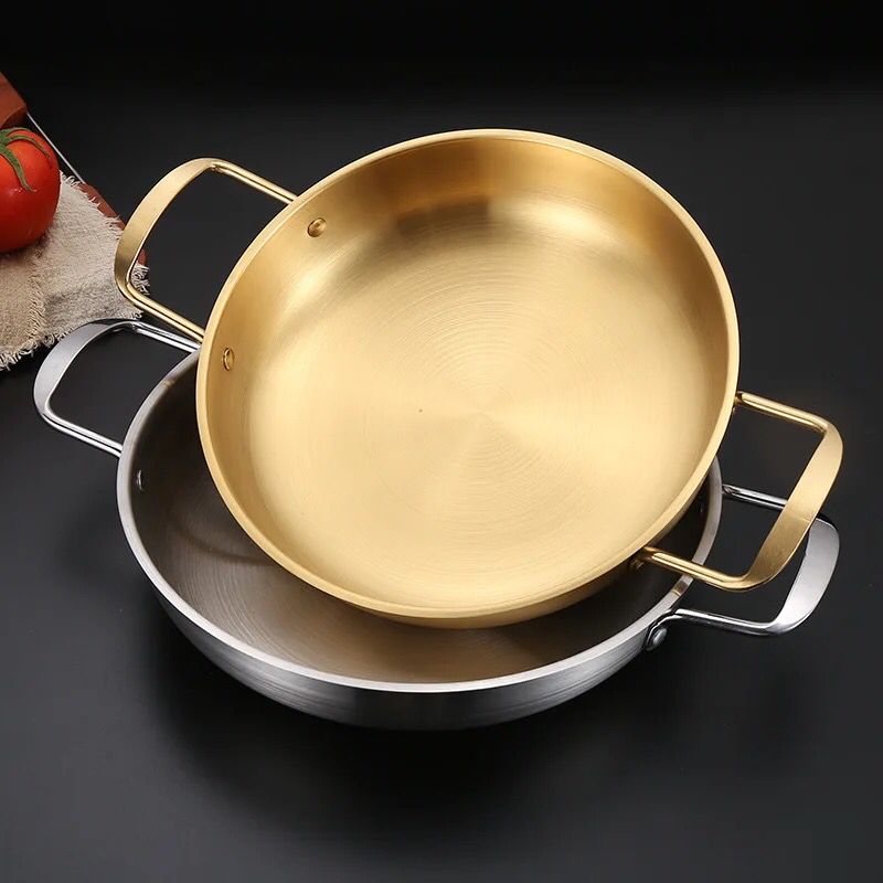 Poele antiadhesif 26cm dorée