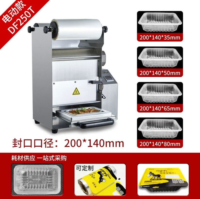Machine de conditionnement DsF250T dimensions 200*140mm
