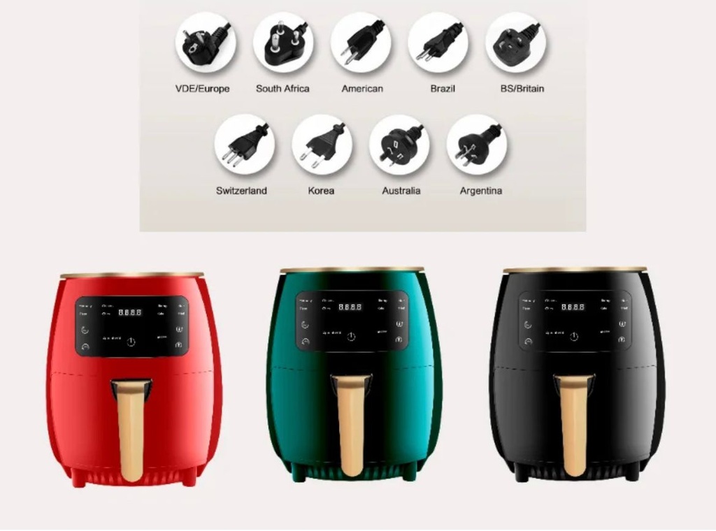 Airfryer (friteuse sans matiere grasse) capacité 6L