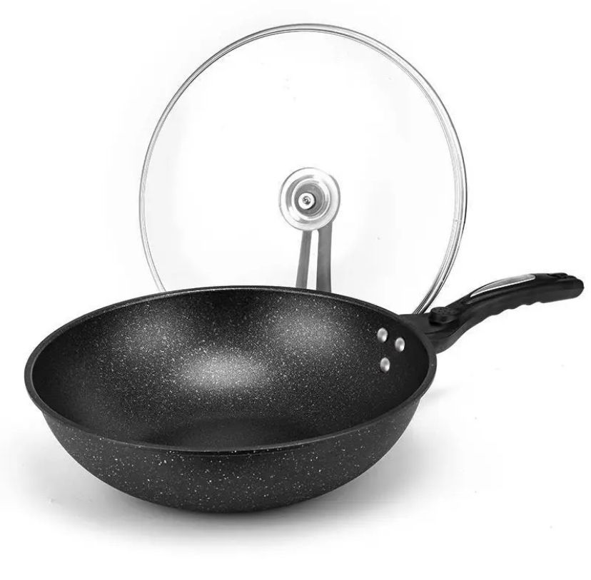 Poele Wok Géante (Spatule en bois offert)