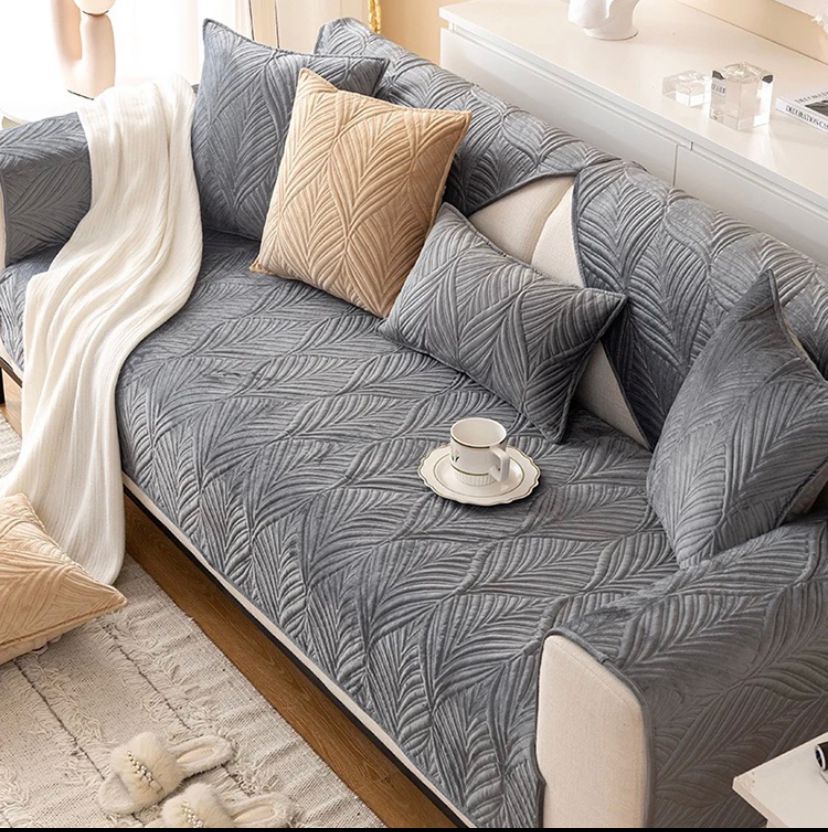 Couverture de fauteuil avec fond anti dérapant 
Taille:70*120cm
