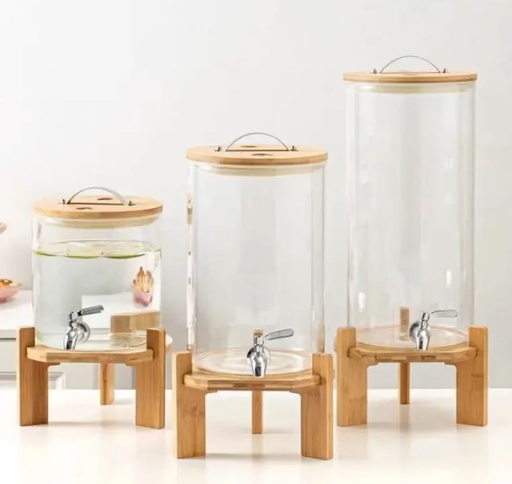 Fontaine avec support en bois (taille: 7.5L) 