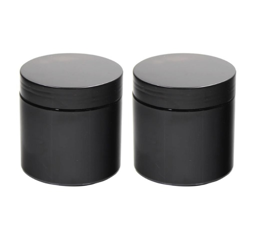 Lot de 100 Pot vide noir mate 250g
