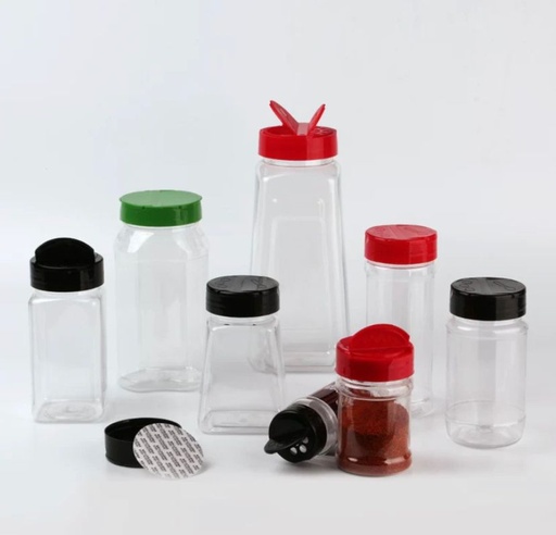 Emballages d’épice , pot vide en PET (250ml)