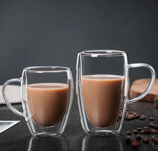 Tasses double parois 250ml ( 6 pièces)