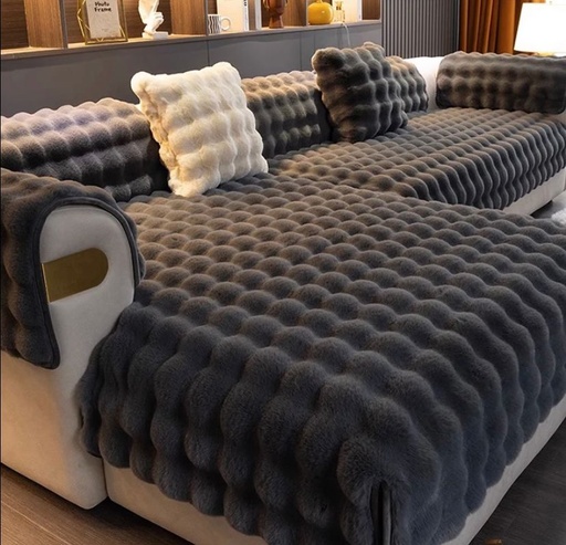 Couverture de fauteuil avec fond anti dérapant 
Taille: 70*120cm