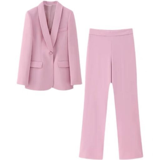 Ensemble tailleur 2pcs modèle T1703 Rose