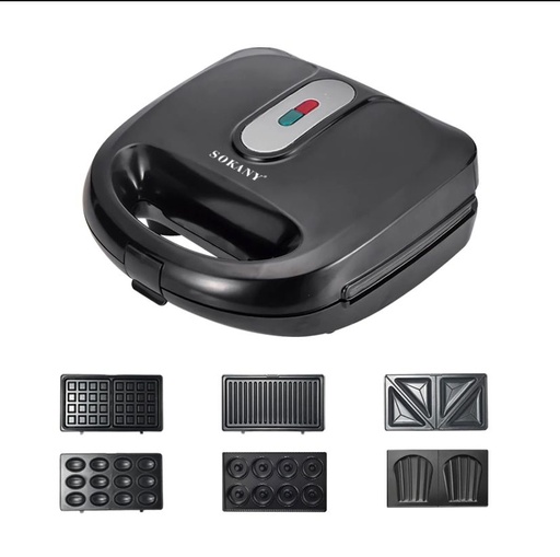 Appareil de cuisson/toaster  multifonctions 6 en 1