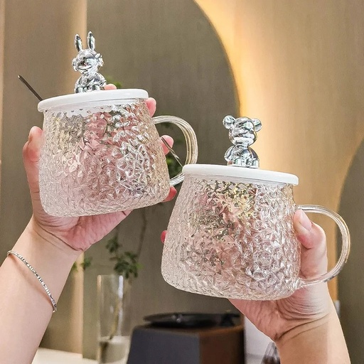 Mugg avec couvercle et cuillère MGo300 lot de 100pcs 